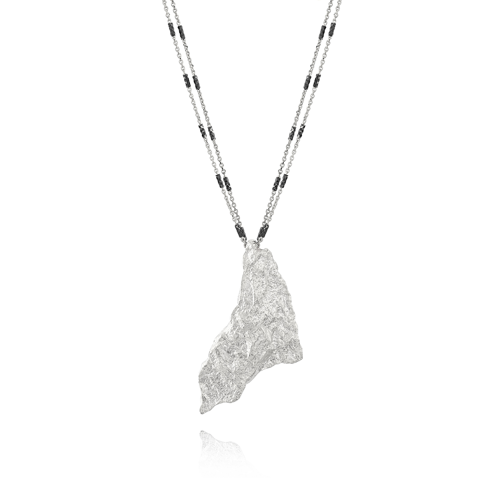 Gamma Necklace Sterling Silver - Megemeria